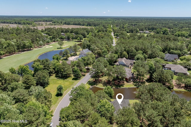 244 Red Fox Run Dr, Wallace, NC 28466 - drone / aerial view of a nearby body of water and a golf course