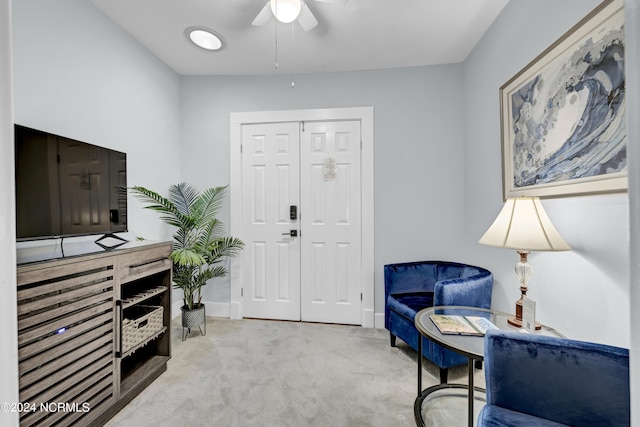412 S 3rd St, Wilmington, NC 28401 - carpeted office space with a ceiling fan and baseboards