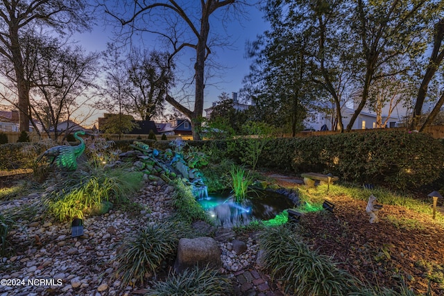 412 S 3rd St, Wilmington, NC 28401 - view of yard featuring a small pond