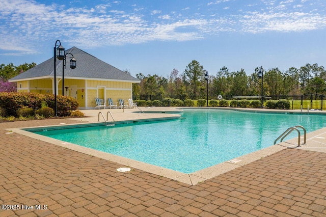 601 Trawler Pl, Newport, NC 28570 - community pool featuring a patio