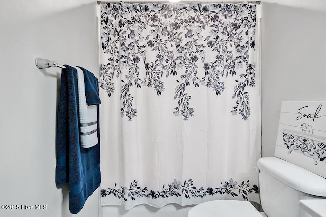 2610 Longleaf Pine Cir, Leland, NC 28451 - bathroom featuring toilet and a shower with curtain