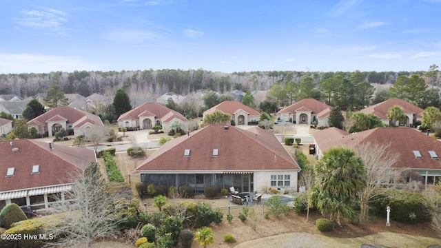 2215 Villamar Dr, Leland, NC 28451 - aerial perspective of suburban area