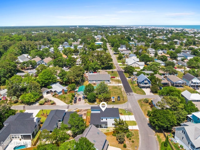 1100 S Sixth St, Carolina Beach, NC 28428 - aerial view of residential area