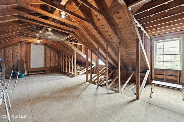 482 Riverwood Dr SE, Bolivia, NC 28422 - view of unfinished attic