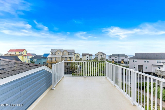 822 S Topsail Dr Unit B, Surf City, NC 28445 - balcony featuring a residential view