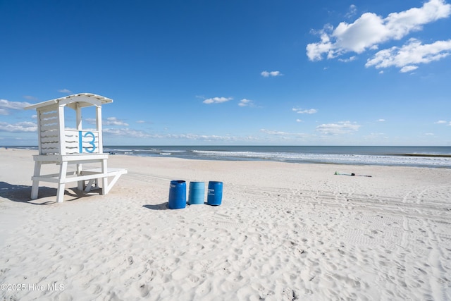 609 Augusta Ave, Carolina Beach, NC 28428 - water view with local beach