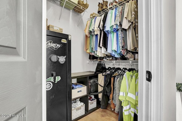 127 Azalea Dr, Hampstead, NC 28443 - walk in closet featuring wood finished floors