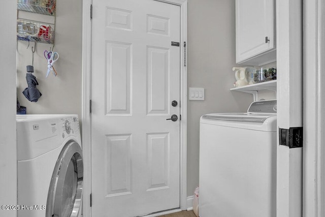 127 Azalea Dr, Hampstead, NC 28443 - laundry room with cabinet space and washer and clothes dryer