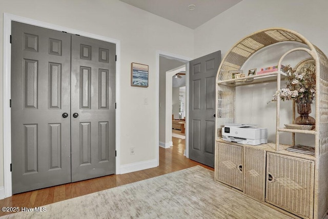 127 Azalea Dr, Hampstead, NC 28443 - office area featuring wood finished floors and baseboards