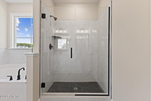 2190 Heartland Rd, Battleboro, NC 27809 - full bath with a stall shower and a bath