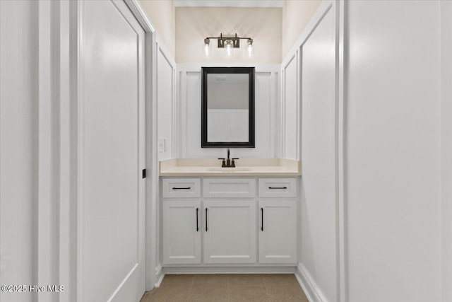 2190 Heartland Rd, Battleboro, NC 27809 - bathroom with vanity and baseboards