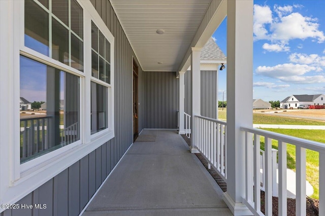 2190 Heartland Rd, Battleboro, NC 27809 - covered porch with a residential view