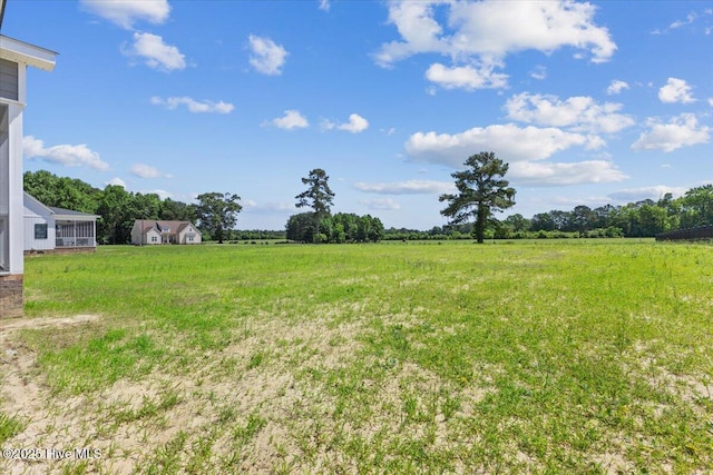 2190 Heartland Rd, Battleboro, NC 27809 - view of yard with a rural view