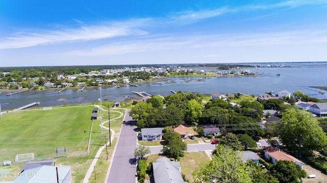 302 N 16th St, Morehead City, NC 28557 - aerial overview of property's location featuring a large body of water and nearby suburban area