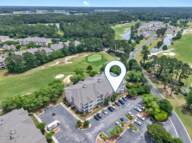 250 S Crow Creek Dr NW Unit 1, Calabash, NC 28467 - aerial overview of property's location with a golf course and a large body of water