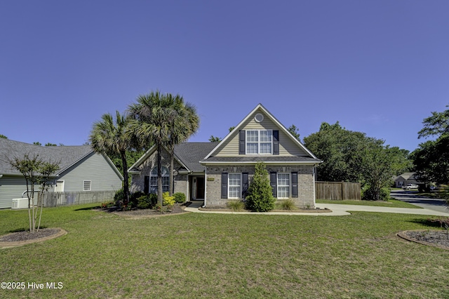 302 Gaskins Ln, Wilmington, NC 28411 - traditional home with brick siding and central AC unit
