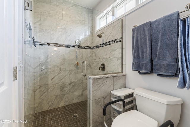 308 Crooked Gulley Cir, Sunset Beach, NC 28468 - full bathroom with a shower stall and toilet