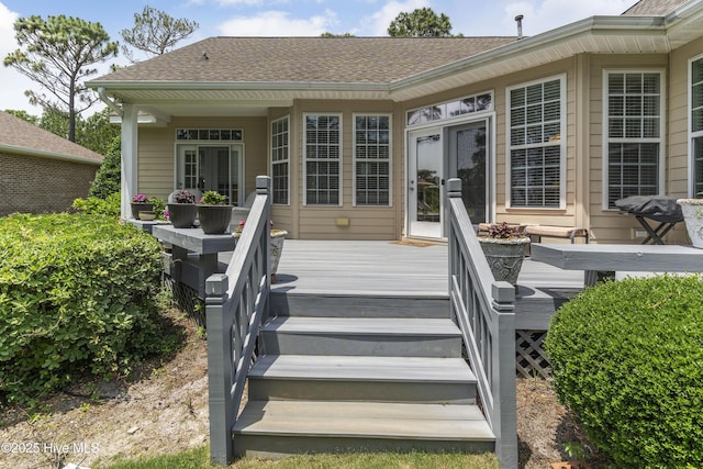 308 Crooked Gulley Cir, Sunset Beach, NC 28468 - view of wooden terrace