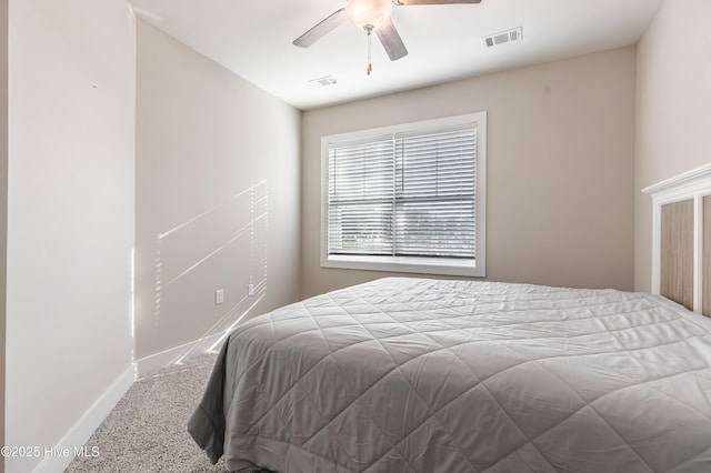 395 S Crow Creek Dr Unit 1601, Calabash, NC 28467 - bedroom featuring baseboards, carpet flooring, and ceiling fan