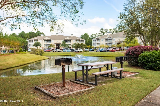 395 S Crow Creek Dr Unit 1601, Calabash, NC 28467 - surrounding community featuring a water view, a lawn, and a residential view