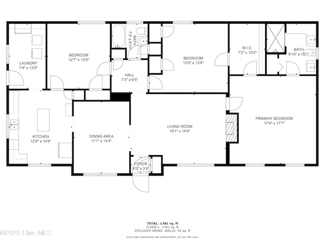 1047 US Highway 158 W, Gates, NC 27937 - room layout