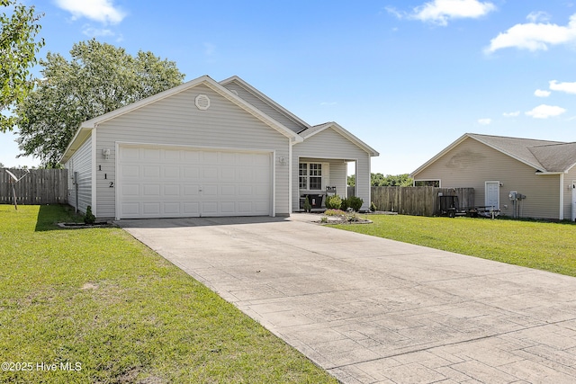 112 Silver Queen Ln, Richlands, NC 28574 - view of front of house with a garage and driveway