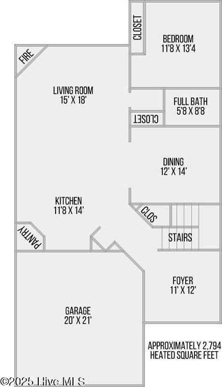 510 White Picket Way, Holly Ridge, NC 28445 - home floor plan