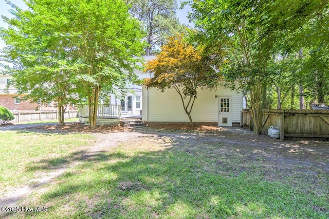 2428 Tram Rd, New Bern, NC 28562 - back of property featuring a deck