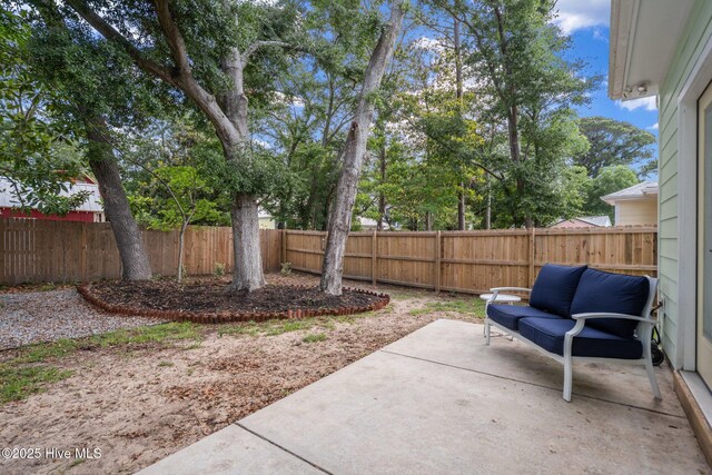 492 Jabbertown Rd, Southport, NC 28461 - fenced backyard featuring a patio