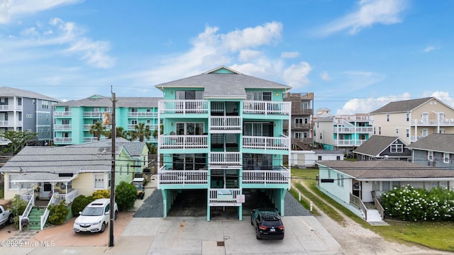 1008 Canal Dr Unit 3A, Carolina Beach, NC 28428 - view of property with a residential view