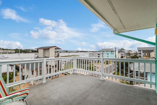1008 Canal Dr Unit 3A, Carolina Beach, NC 28428 - balcony featuring a residential view