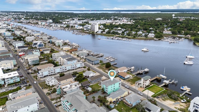 1008 Canal Dr Unit 3A, Carolina Beach, NC 28428 - bird's eye view of a large body of water