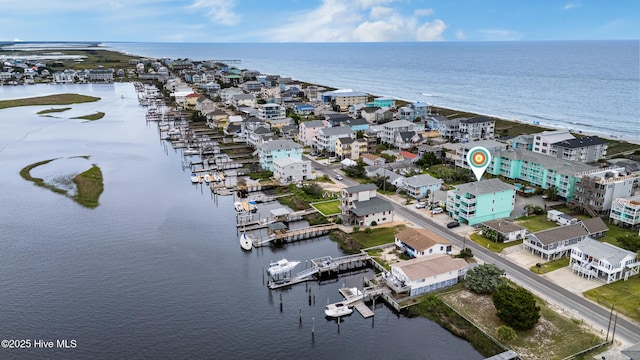 1008 Canal Dr Unit 3A, Carolina Beach, NC 28428 - aerial view of a nearby body of water
