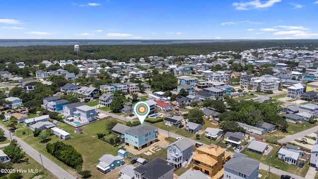 115 Hanby Ave Unit B, Kure Beach, NC 28449 - aerial view of property's location with nearby suburban area