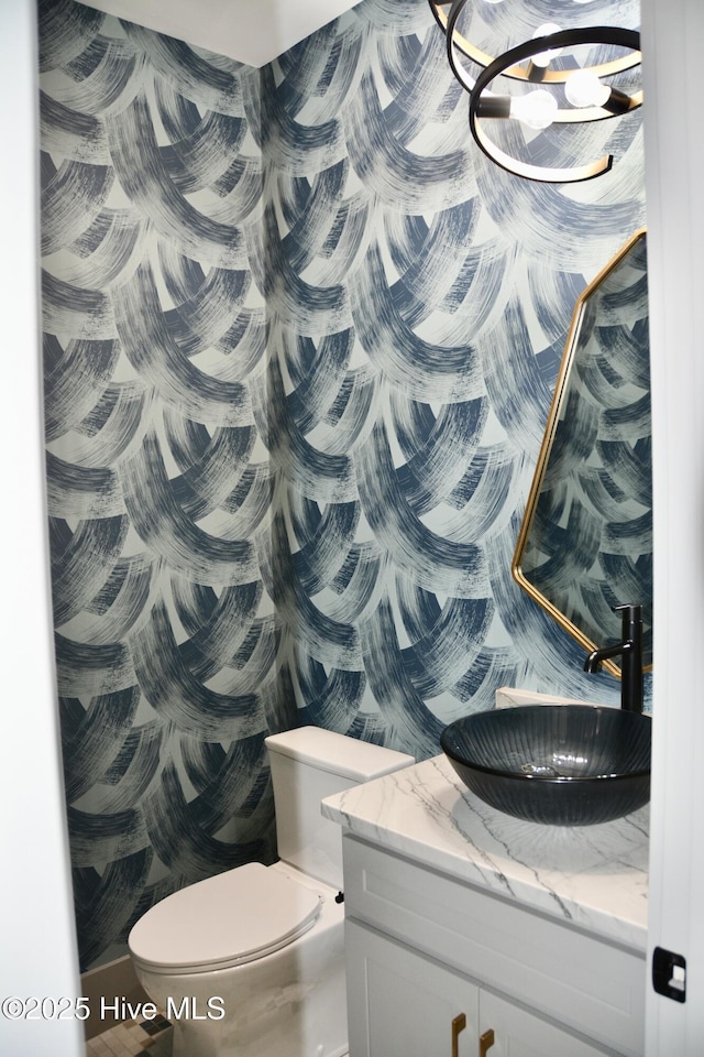 120 Fairview Rd, Leland, NC 28451 - bathroom with vanity and toilet