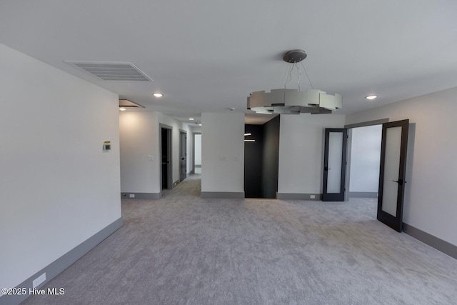 120 Fairview Rd, Leland, NC 28451 - empty room with light colored carpet, recessed lighting, and baseboards