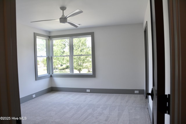 120 Fairview Rd, Leland, NC 28451 - carpeted empty room featuring ceiling fan and baseboards