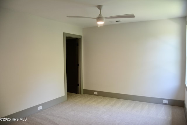 120 Fairview Rd, Leland, NC 28451 - carpeted empty room featuring ceiling fan