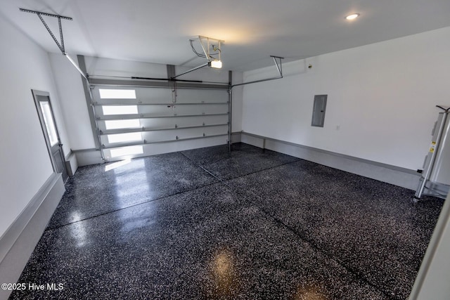 120 Fairview Rd, Leland, NC 28451 - garage featuring electric panel and baseboards