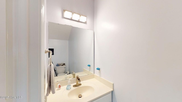 44 Nassau Ct, Clayton, NC 27520 - half bathroom with vanity and toilet