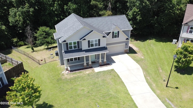 44 Nassau Ct, Clayton, NC 27520 - aerial view of property and surrounding area