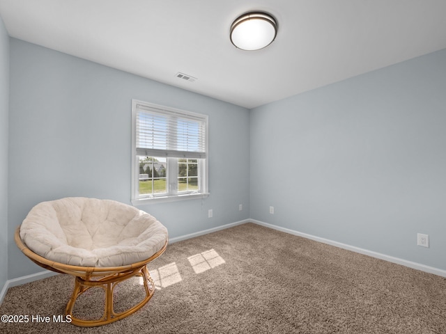 120 Buds Ln, Cedar Point, NC 28584 - sitting room with carpet and baseboards