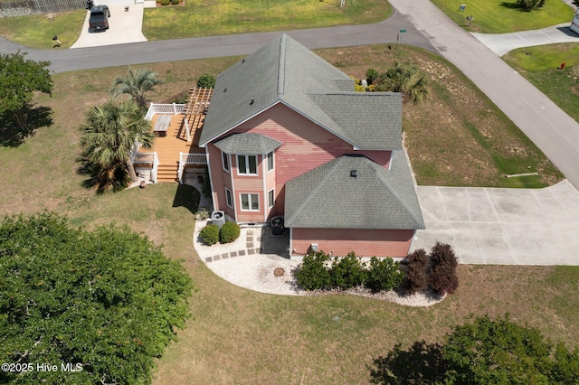 120 Buds Ln, Cedar Point, NC 28584 - aerial view of property and surrounding area