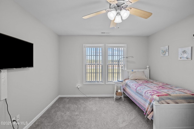 531 S NC Highway 343, Camden, NC 27921 - carpeted bedroom featuring baseboards and ceiling fan