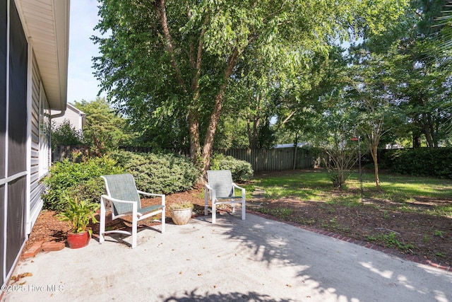 1424 Elgin St, Wilmington, NC 28409 - fenced backyard featuring a patio