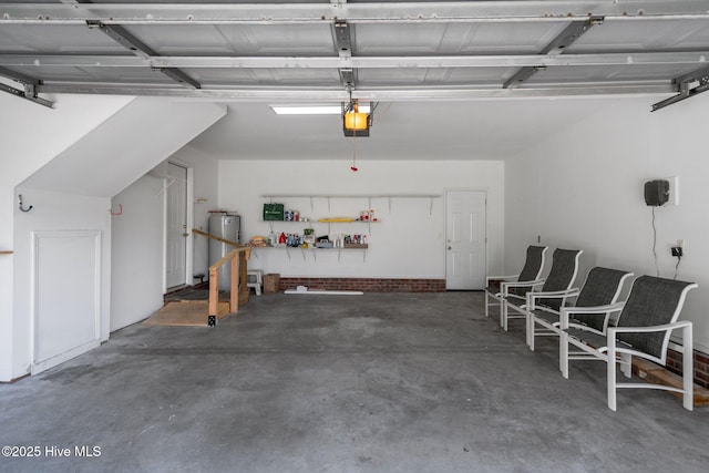 1424 Elgin St, Wilmington, NC 28409 - garage with a garage door opener and water heater