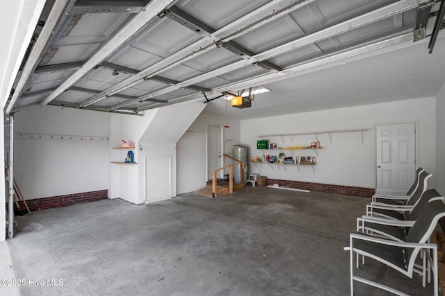 1424 Elgin St, Wilmington, NC 28409 - garage featuring water heater and a garage door opener