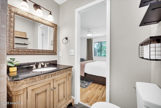 522 S Kerr Ave Unit 66, Wilmington, NC 28403 - half bath featuring toilet, vanity, and ensuite bath