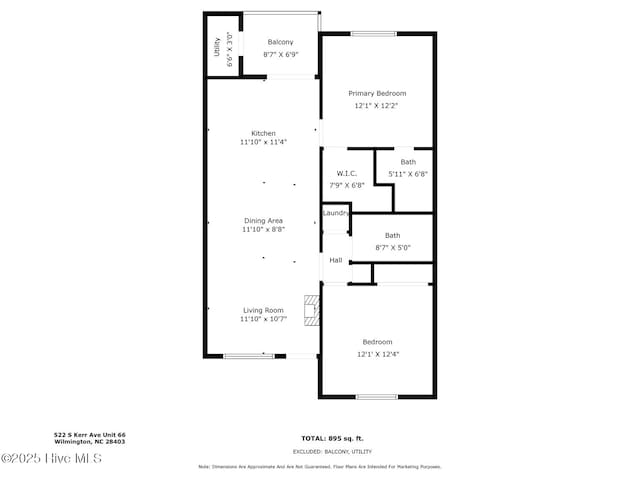 522 S Kerr Ave Unit 66, Wilmington, NC 28403 - property floor plan