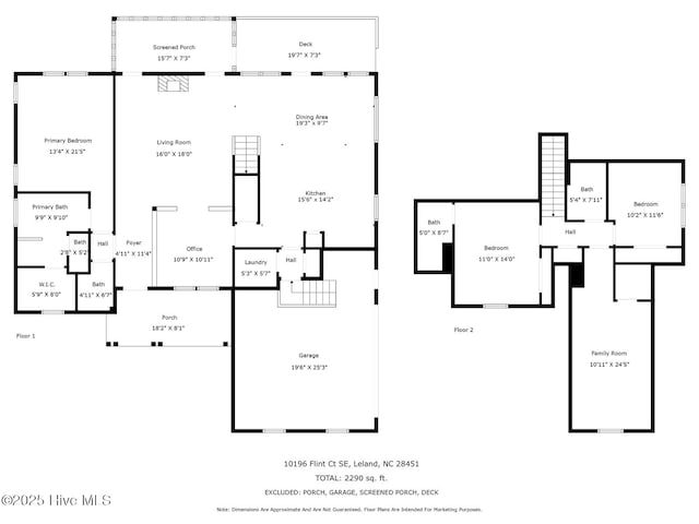 10196 Flint Ct SE, Leland, NC 28451 - property floor plan